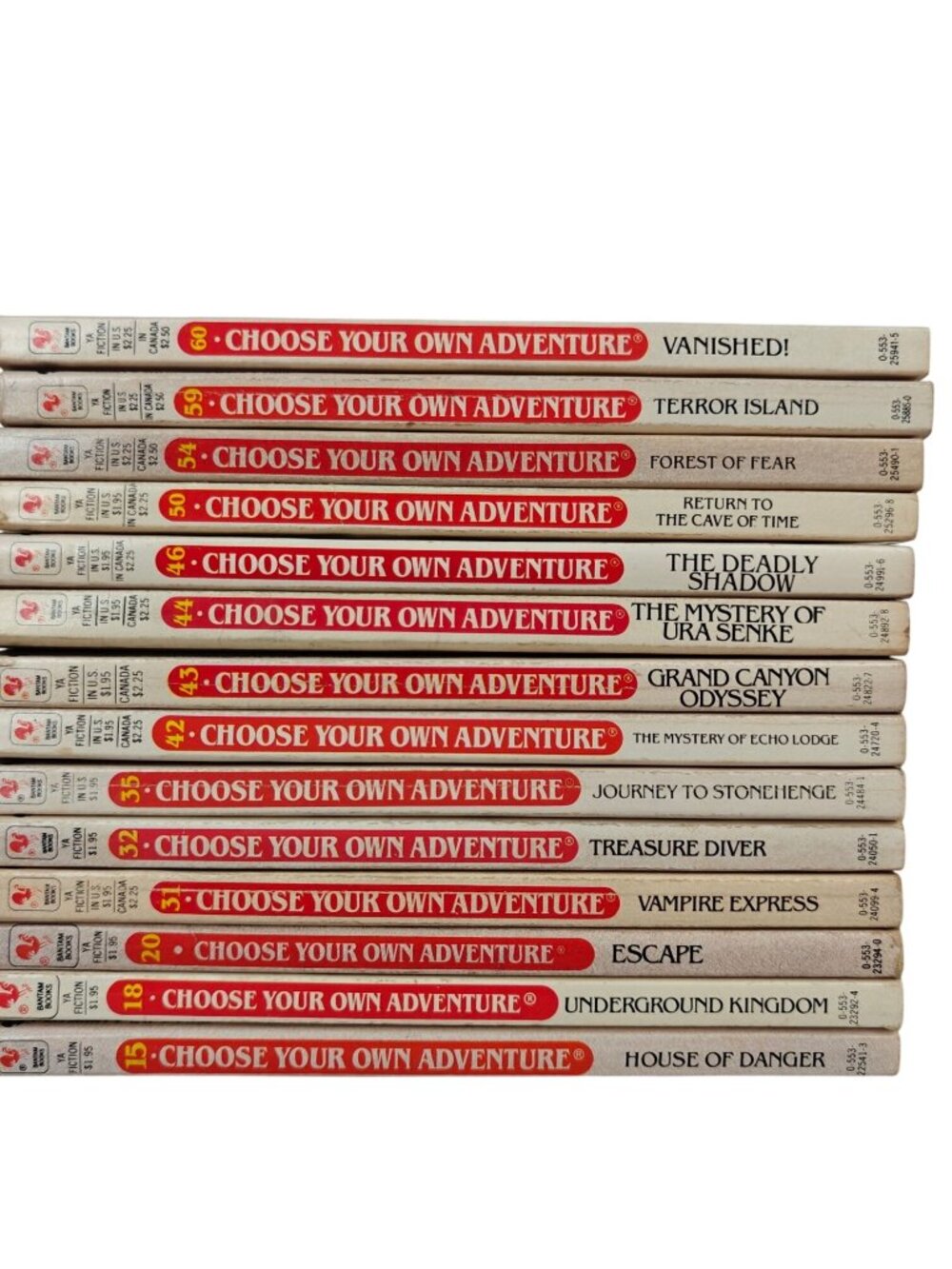 Choose Your Own Adventure Book Lot Of 14 Paperbacks Vintage YA SF/F/H Adventure
